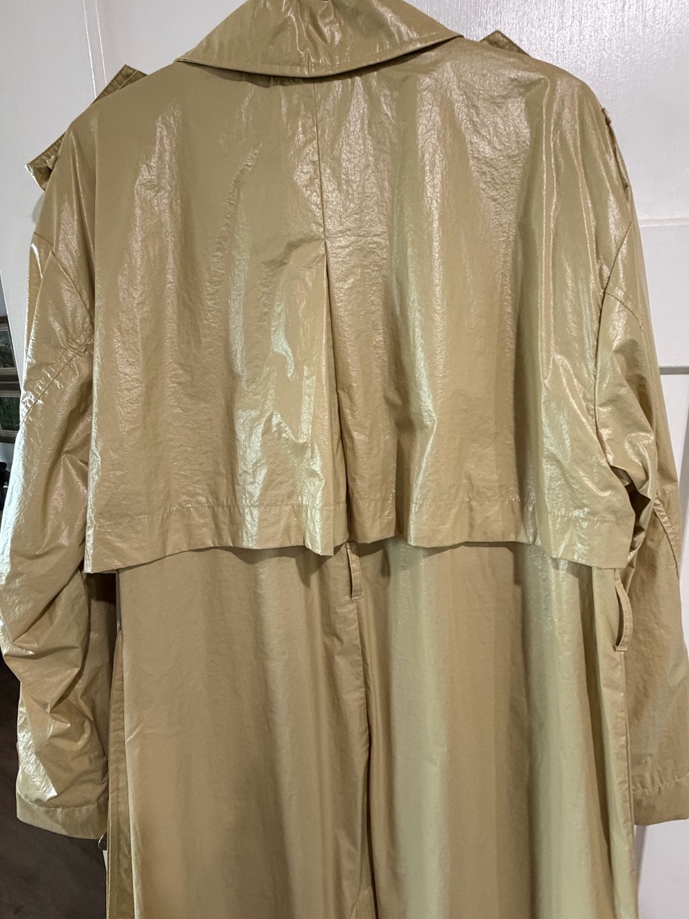 J. Crew Rain Or Shine Khaki Trench Coat - Picture 6 of 8